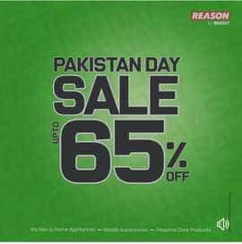 Reason appliances and gadgets store Pakistan Day Sale