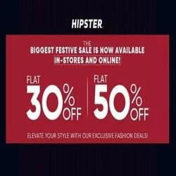 Hipster Clothing Festive Sale