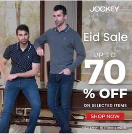 Jockey Pakistan Eid Sale