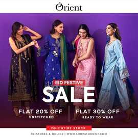 Orient clearance clothing online