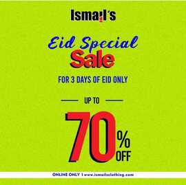 Ismails Clothing Eid Special Sale