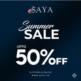 SAYA Clothing Summer Sale