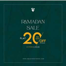 Equator clothing Stores Ramadan Sale