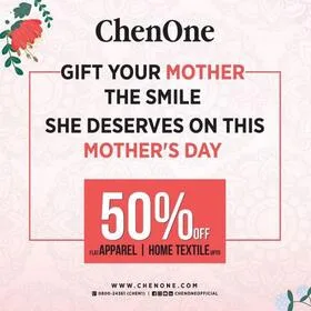 ChenOne stores Mother Day Sale