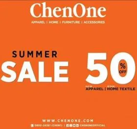 Chen One clothing Summer Sale