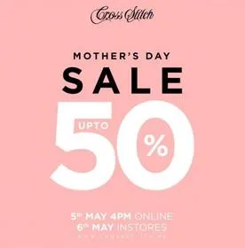 Cross Stitch clothing Mother's Day Sale