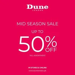 Dune London shoes store Summer Sale