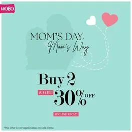 HOBO shoe store Mother's Day Sale