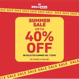 Rollover Kids clothing Summer Sale