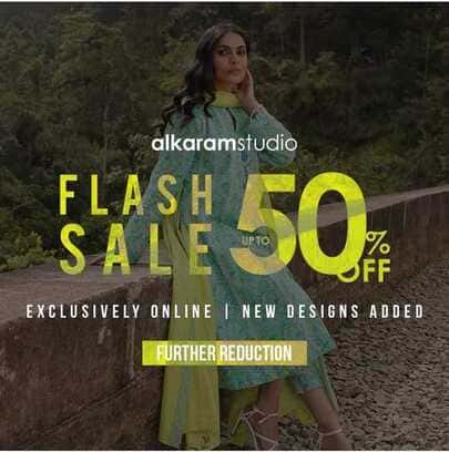 Alkaram Studio clothing store Eid Sale