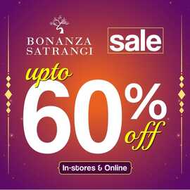 Bonanza Satrangi clothing Sale