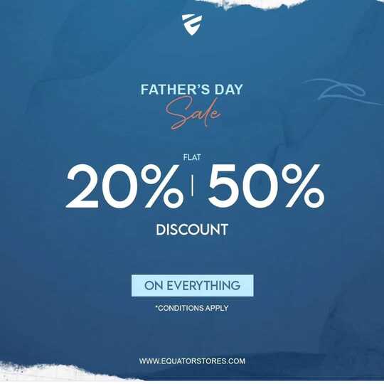 Equator Clothing Father's Day Sale