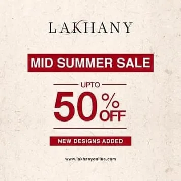 Lakhany clothing Summer Sale