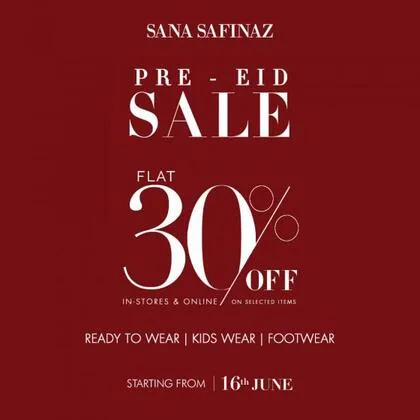 Sana Safinaz women clothing EID SALE