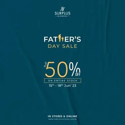 Surplus By Charcoal Father's Day Sale