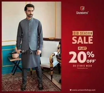 Uniworth clothing Eid Sale