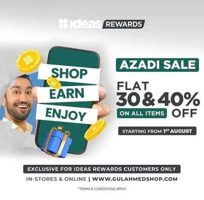 Gul Ahmed Ideas clothing and home store Azadi Sale