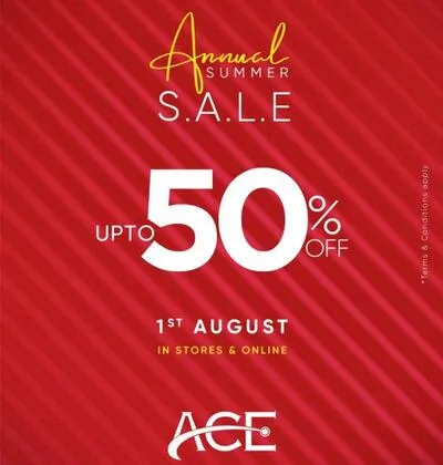 ACE Galleria fashion store Summer Sale