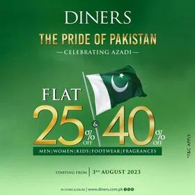 Diners Clothing Azadi Sale