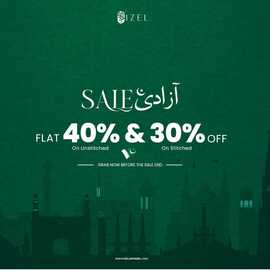 Izel Apparel women clothing store Azadi Sale