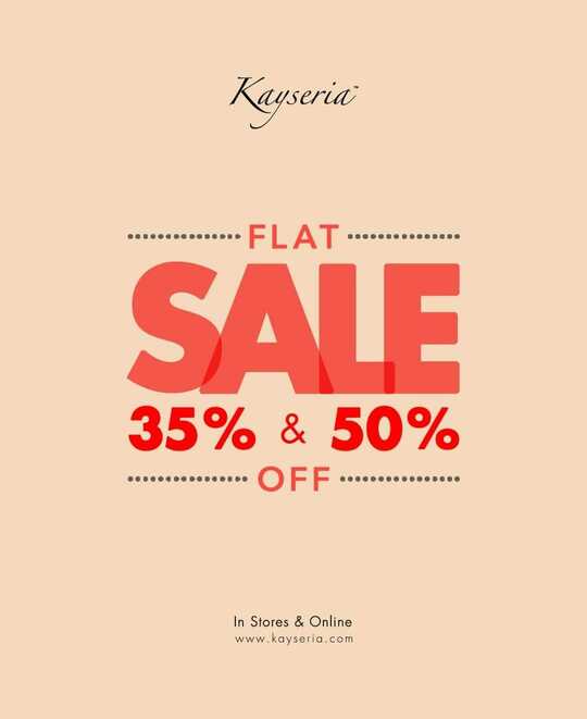 KAYSERIA clothing Annual Summer Sale