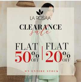 La Rosaa Clothing Brand Summer Clearance Sale