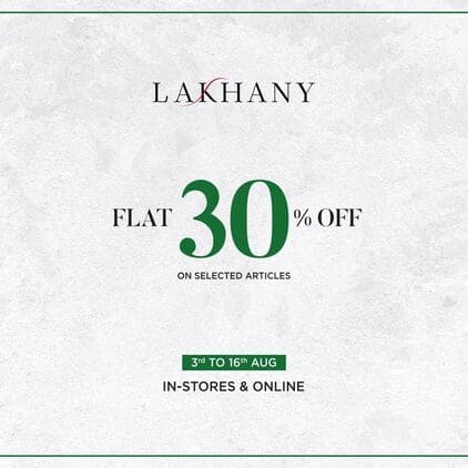 Lakhany clothing brand Independence Sale