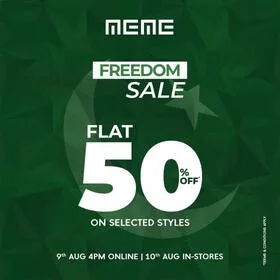 MEME Clothing Freedom Sale