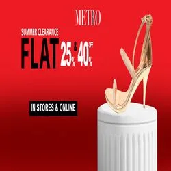 Metro Shoes Summer Clearance Sale