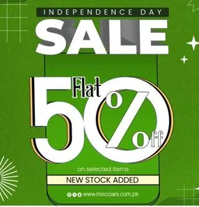 Mocciani Shoe brand Independence Day Sale