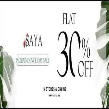 SAYA clothing store Azadi Sale