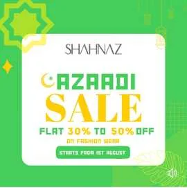 Shahnaz Kids Clothing store AZADI SALE