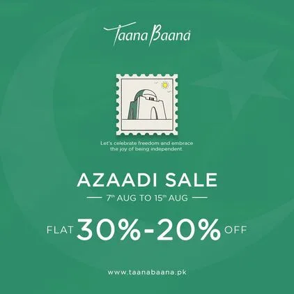 Taana Baana clothing brand Azaadi Sale