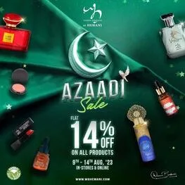 WB Stores skin care and hair care Azaadi Sale