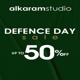 Alkaram Studio Defence Day Sale