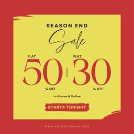 Brumano Men's Clothing Store Season End Sale