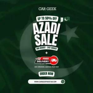 Car Geek car care products Pakistan Azadi