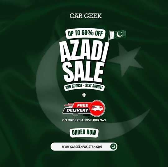 Car Geek car care products Pakistan Azadi