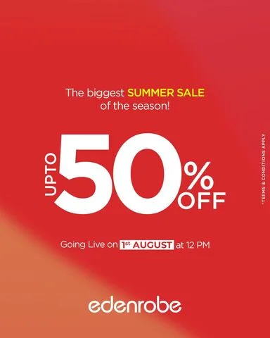 Edenrobe clothing store Summer Sale