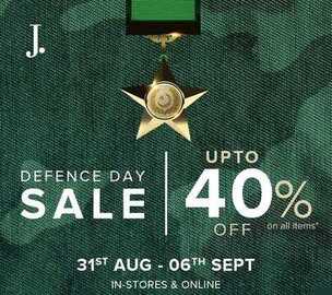 J. Junaid Jamshed Defence Day Sale