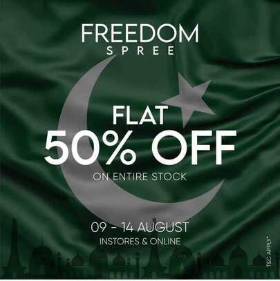 Logo Shoes store pakistan Freedom Sale