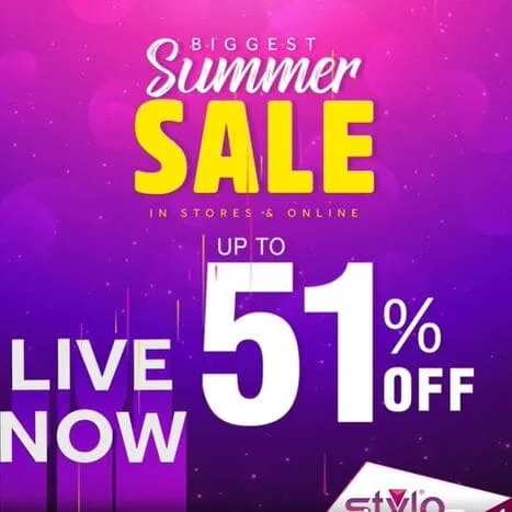 Stylo Shoes Biggest Summer Sale