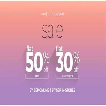 Nishat Linen clothing store Summer Sale