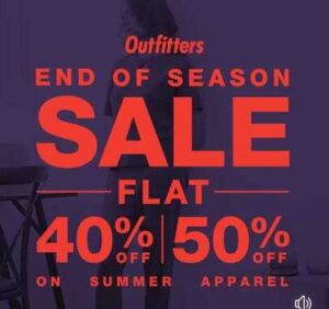 Outfitters clothing End of Summer Sale