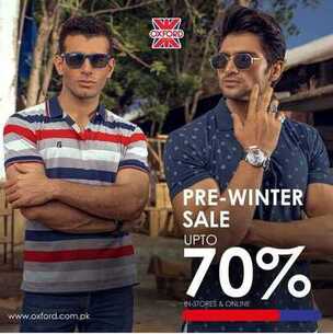 Oxford Store clothing Pre Winter Sale