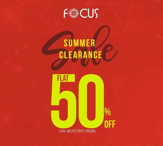 FOCUS Clothing Summer Clearance Sale