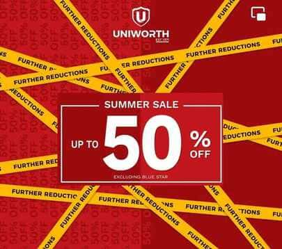 Uniworth men clothing Shop Summer Sale