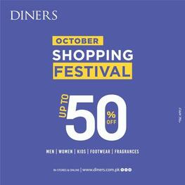 Diners Clothing Festival Sale