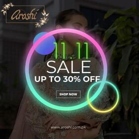 Aroshi clothing store 11.11 Sale