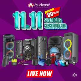 Audionic No.1 Audio Brand in Pakistan 11.11 Sale
